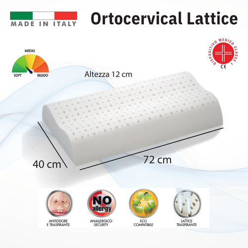 Guanciale ORTOCERVICAL LATTICE - Scheda tecnica