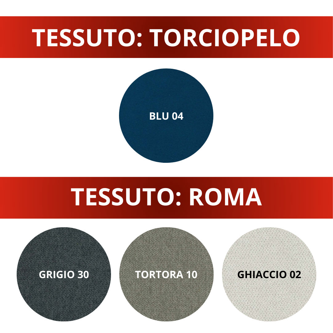 Letto contenitore Rodi - Catalogo Tessuti