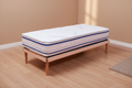 Materasso singolo MOLLEXA in ambiente elegante - Memory 7 zone e rivestimento Bioceramic Made in Italy