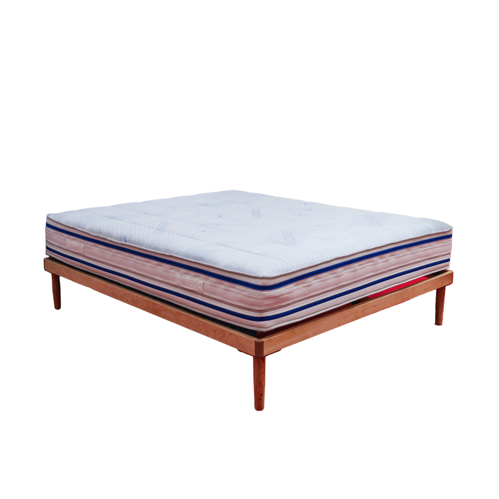 Materasso matrimoniale MOLLEXA vista laterale, altezza 24 cm