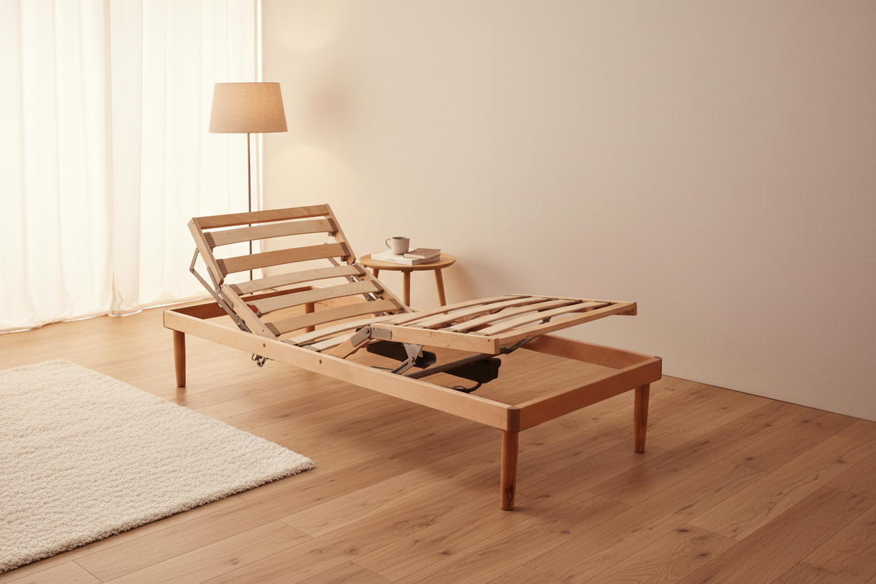 Rete DOGANOVA Motorizzata in posizione reclinata in camera da letto elegante - comfort elettrico premium