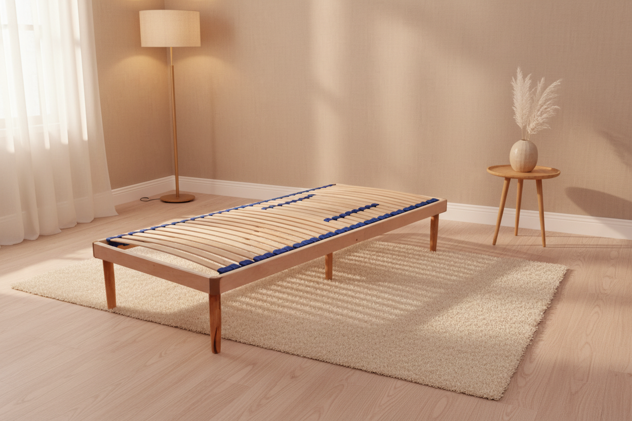 Rete a doghe VITALIS Fissa in camera da letto elegante - supporto ortopedico premium Made in Italy
